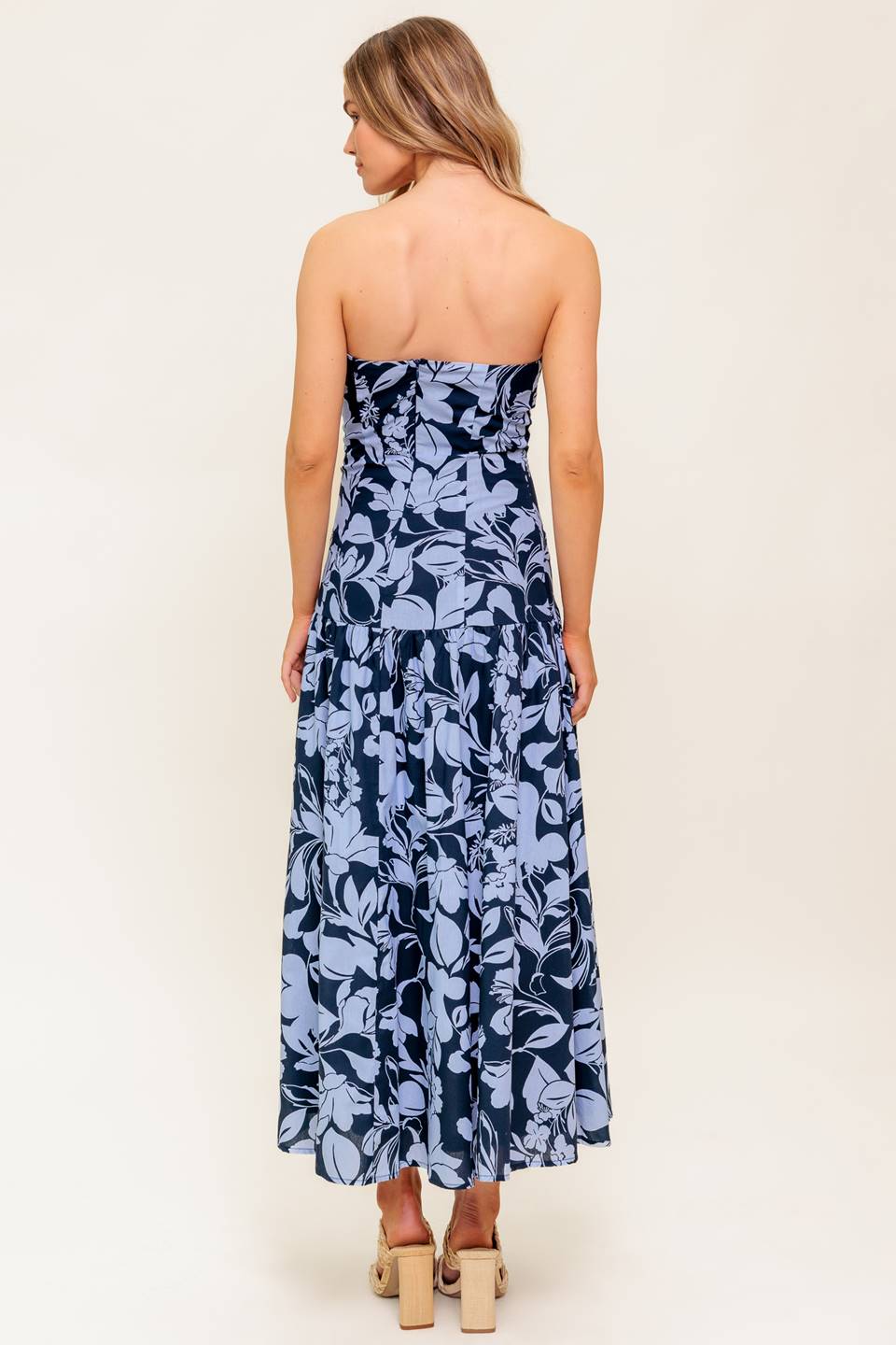 SMILES ARE CONTAGIOUS WOVEN MIDI DRESS Flying Tomato